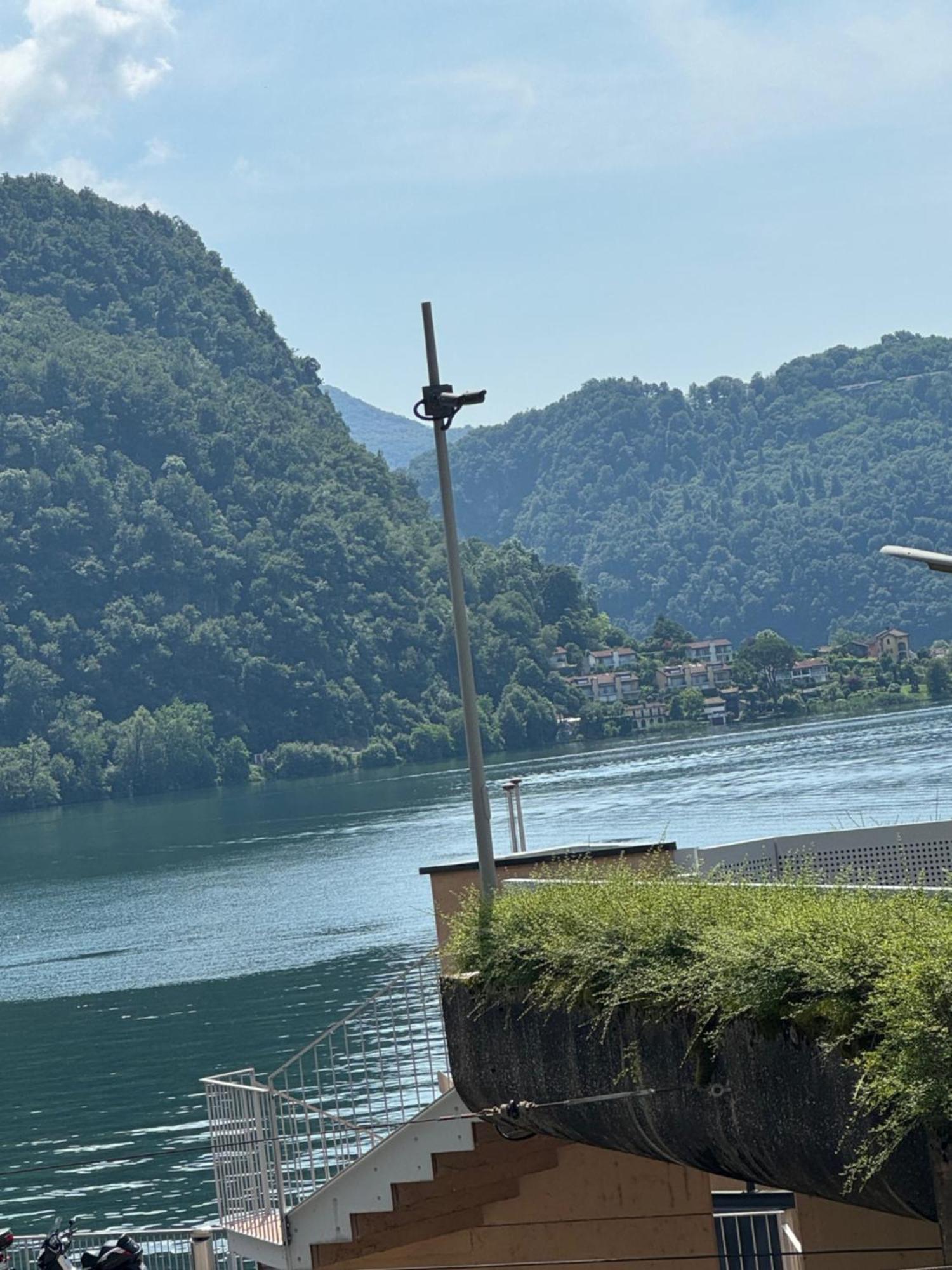 Neue Gartenwohnung Mit Sicht Auf Den Luganersee Ponte Tresa Exterior photo