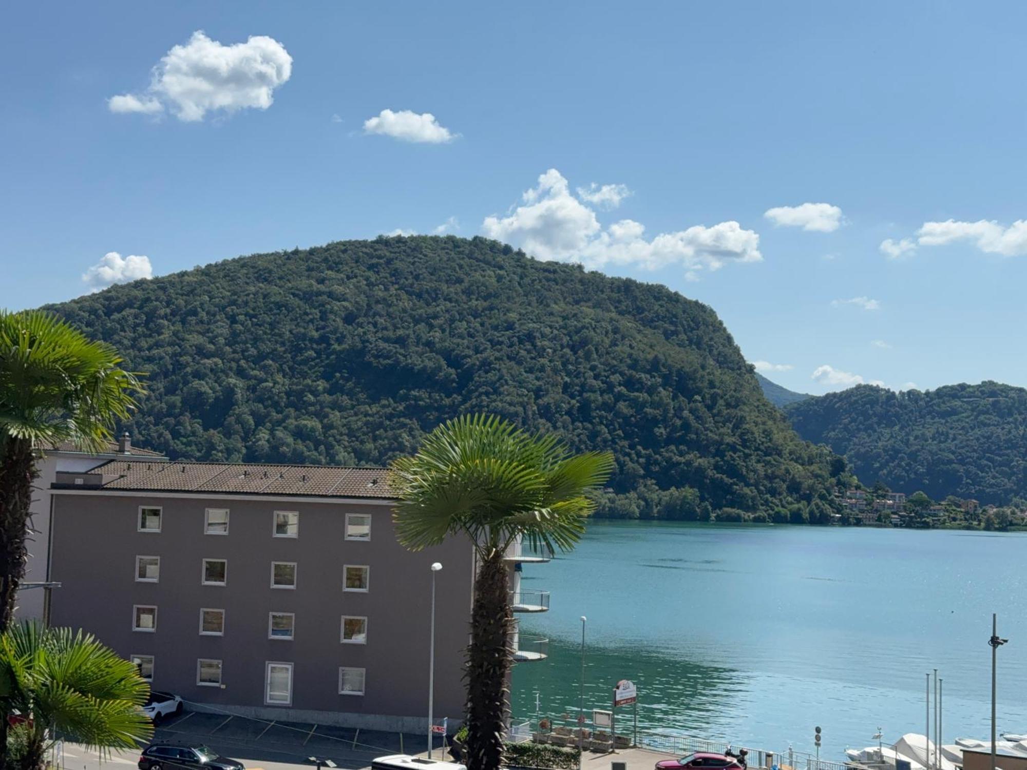 Neue Gartenwohnung Mit Sicht Auf Den Luganersee Ponte Tresa Exterior photo